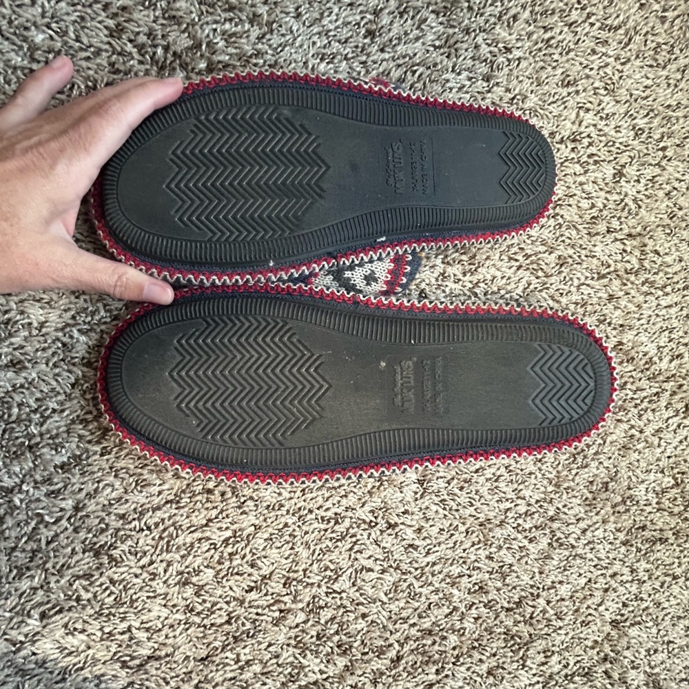 "Original Muk Luks" Plaid  Slippers Size XL (11-12),  Casual Comfort Holidays - Picture 4 of 8